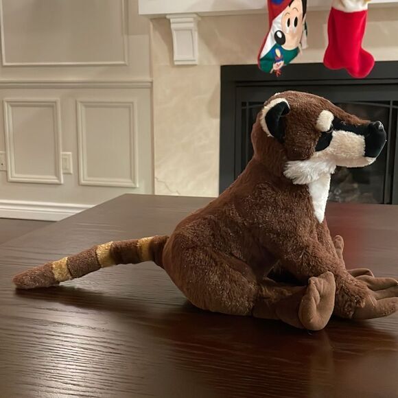 Zoo-Friends Brown & White Coatimundi Plush Toy Stuffed Animal Excellent Conditio - Picture 4 of 7